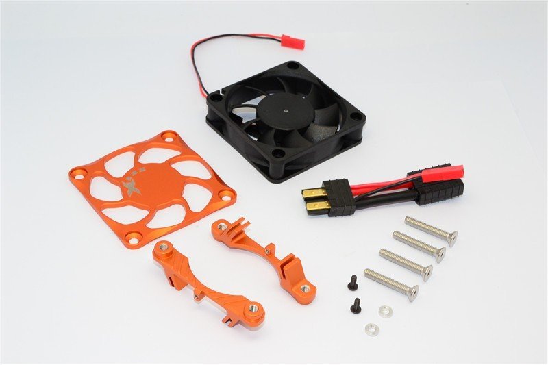 Traxxas X Maxx Aluminium Motor Heat Sink With Cooling Fan Set