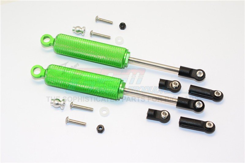 AXIAL Racing SMT10 Aluminium Front/Rear Internal Shocks ( 3 LenGTh  Adjustable Design ) - 1pr set (For Smt10 Monster Jam AX90055, AX90057) -  GPM MJ125X