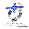 7075-t6 Alloy+316 Stainless Steel 40x40mm Cooling Fan Ajustable For 40-56 Series Motor - GPM GPM3357 7075-t6 Alloy+316 Stainless Steel 40x40mm Cooling Fan Ajustable For 40-56 Series Motor - GPM GPM3357