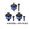TEAM LOSI MINI LMT 4140 Steel + 7075 Alloy Front & center & rear Complete Differential 13/43T/1.0 Mod - GPM LMT1343S/3 TEAM LOSI MINI LMT 4140 Steel + 7075 Alloy Front & center & rear Complete Differential 13/43T/1.0 Mod - GPM LMT1343S/3