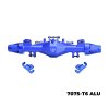 TEAM LOSI LMT 2.0 Grave Digger 4X4 Solid Axle Brushless Monster Truck 7075-T6 Alloy Quick Release Rear AXLE Housing set - GPM LMT2013 TEAM LOSI LMT 2.0 Grave Digger 4X4 Solid Axle Brushless Monster Truck 7075-T6 Alloy Quick Release Rear AXLE Housing set - GPM LMT2013