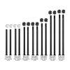TRAXXAS FUNCO PRO SCALE 2WD SAND CAR 4140 Carbon Steel Completed Front And Rear Suspension Pins - GPM TPS/PIN TRAXXAS FUNCO PRO SCALE 2WD SAND CAR 4140 Carbon Steel Completed Front And Rear Suspension Pins - GPM TPS/PIN