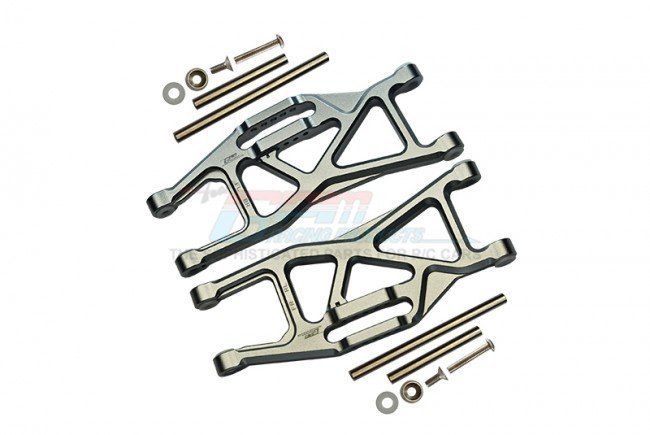 TRAXXAS MAXX WITH WIDEMAXX MONSTER TRUCK Aluminium Front / Rear Lower Arms  - 14pc set - GPM TXMW055F/R