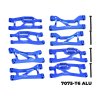 TRAXXAS MINI MAXX MONSTER TRUCK 7075 Alloy Front Upper & Lower + Rear Upper & Lower Suspension Arms - GPM TXMM4567 TRAXXAS MINI MAXX MONSTER TRUCK 7075 Alloy Front Upper & Lower + Rear Upper & Lower Suspension Arms - GPM TXMM4567