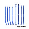 VANQUISH H10 OPTIC YOKOHAMA 7075-T6 Alloy High-clearance Upper & Lower Link Bar set - GPM H101449 VANQUISH H10 OPTIC YOKOHAMA 7075-T6 Alloy High-clearance Upper & Lower Link Bar set - GPM H101449